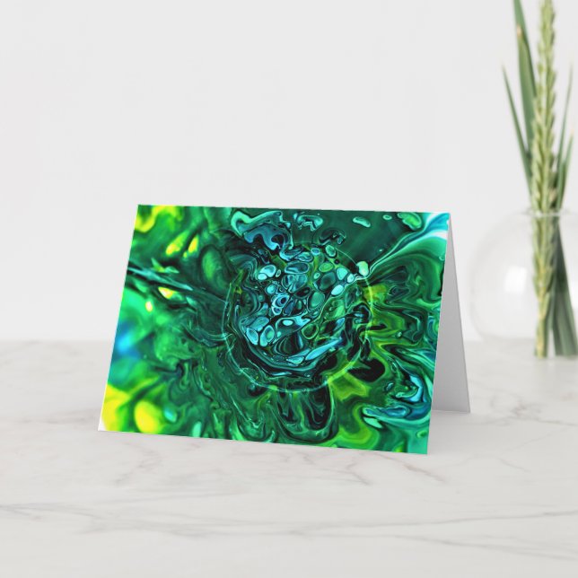 Abstrakt Färg Study 310, kort (Framsida)