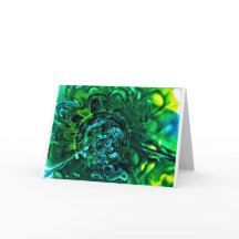 Abstrakt Färg Study 310, kort