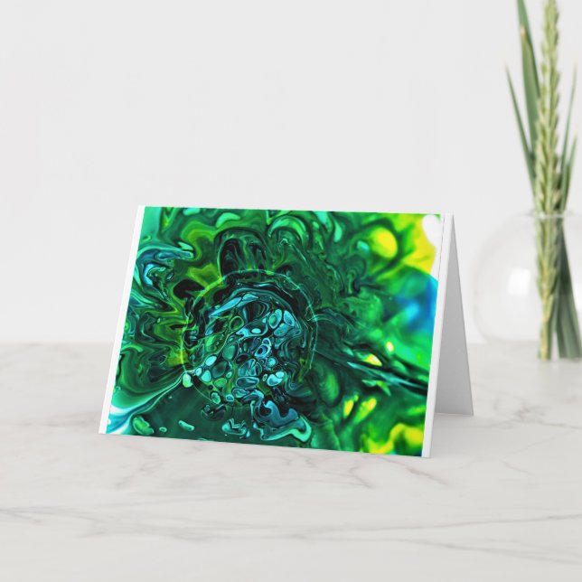 Abstrakt Färg Study 310, kort (Framsida)