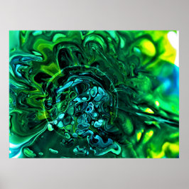 Abstrakt Färg Study 310 Poster