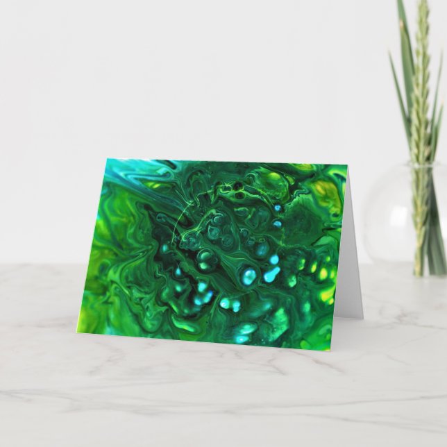 Abstrakt Färg Study 312, kort (Framsida)