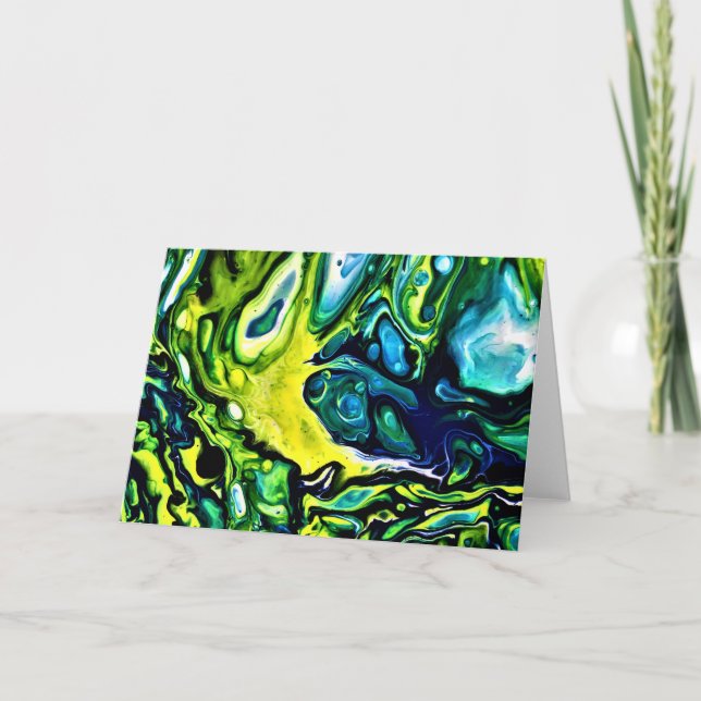 Abstrakt Färg Study 313, kort (Framsida)