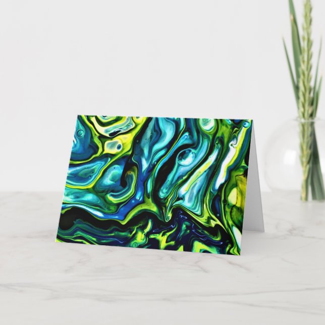 Abstrakt Färg Study 315, kort (Framsida)