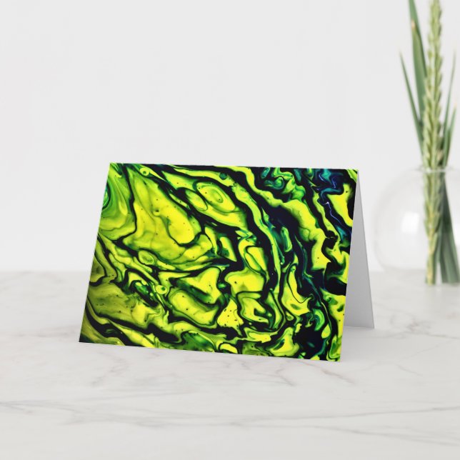 Abstrakt Färg Study 316, kort (Framsida)