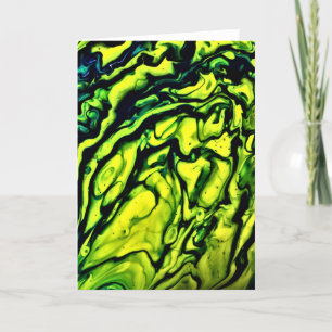Abstrakt Färg Study 316, kort