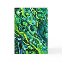 Abstrakt Färg Study 320, kort