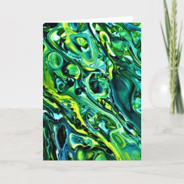 Abstrakt Färg Study 320, kort