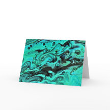 Abstrakt Färg Study 324, kort