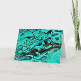 Abstrakt Färg Study 324, kort