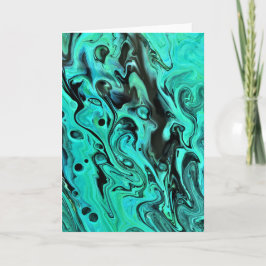 Abstrakt Färg Study 324, kort