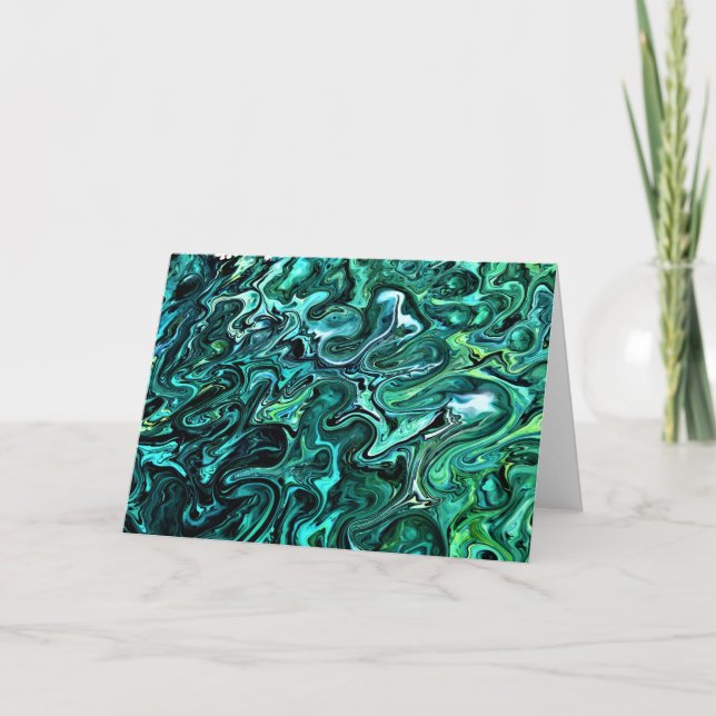 Abstrakt Färg Study 326, kort (Framsida)