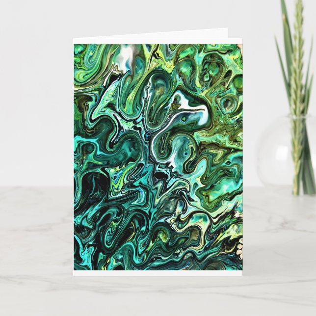 Abstrakt Färg Study 327, kort (Framsida)