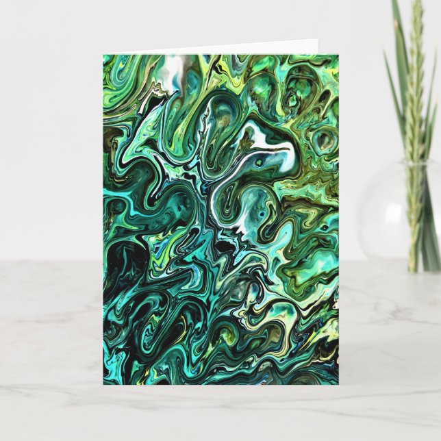 Abstrakt Färg Study 327, kort (Framsida)