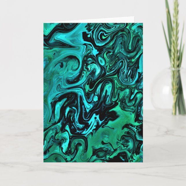 Abstrakt Färg Study 328, kort (Framsida)