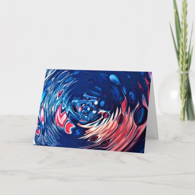 Abstrakt Färg Study 330, kort (Framsida)