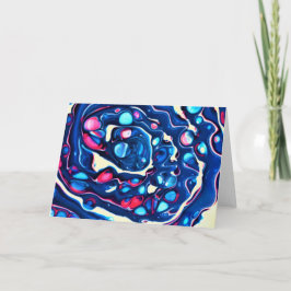 Abstrakt Färg Study 331, kort