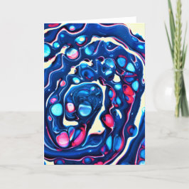 Abstrakt Färg Study 331, kort