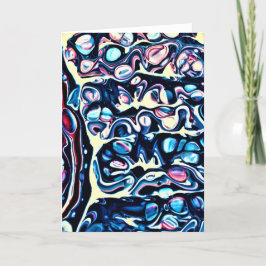 Abstrakt Färg Study 334, kort