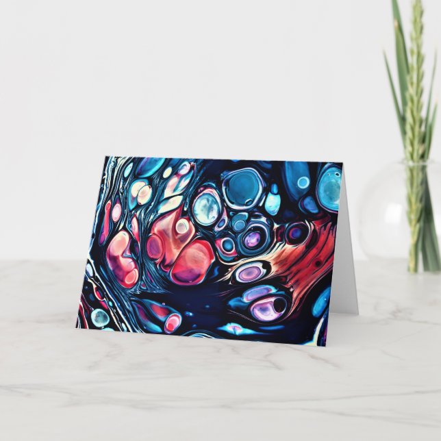 Abstrakt Färg Study 335, kort (Framsida)