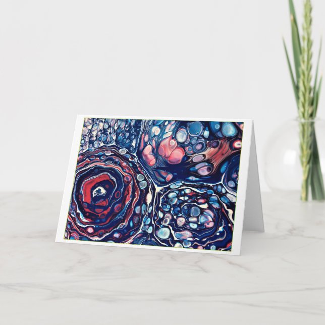 Abstrakt Färg Study 336, kort (Framsida)