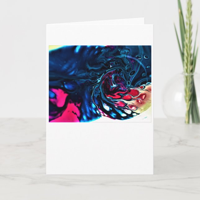 Abstrakt Färg Study 337, kort (Framsida)