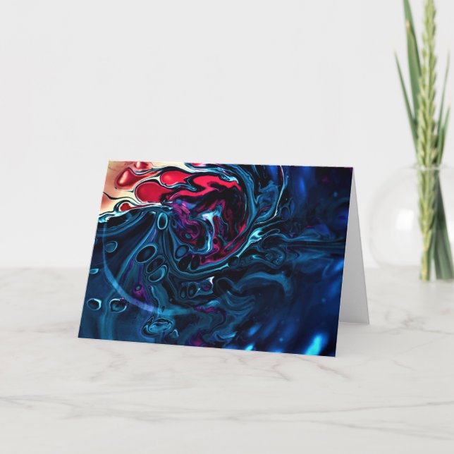 Abstrakt Färg Study 337, kort (Framsida)