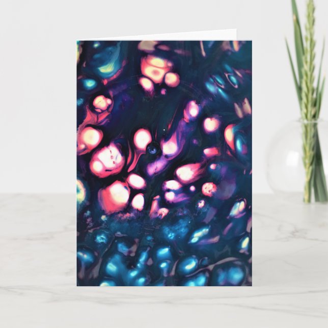 Abstrakt Färg Study 341, kort (Framsida)