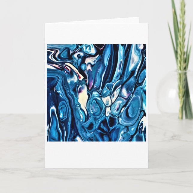 Abstrakt Färg Study 342, kort (Framsida)