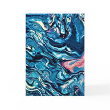 Abstrakt Färg Study 344, kort