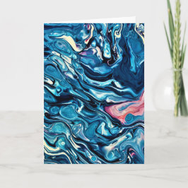 Abstrakt Färg Study 344, kort