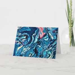 Abstrakt Färg Study 344, kort