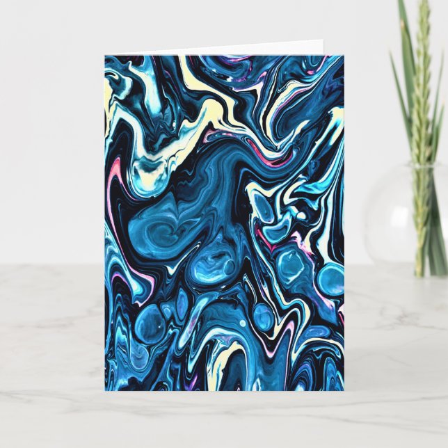 Abstrakt Färg Study 346, kort (Framsida)