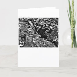Abstrakt Färg Study 347 / Noir, kort