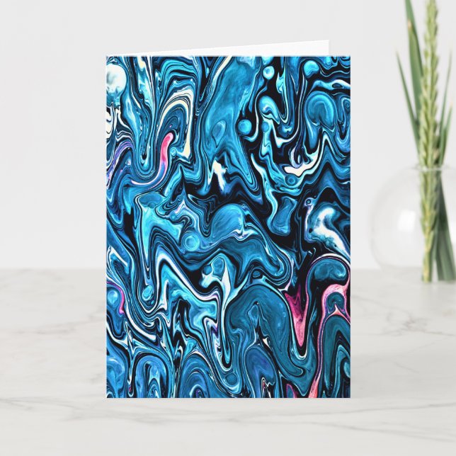 Abstrakt Färg Study 349, kort (Framsida)