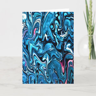 Abstrakt Färg Study 349, kort
