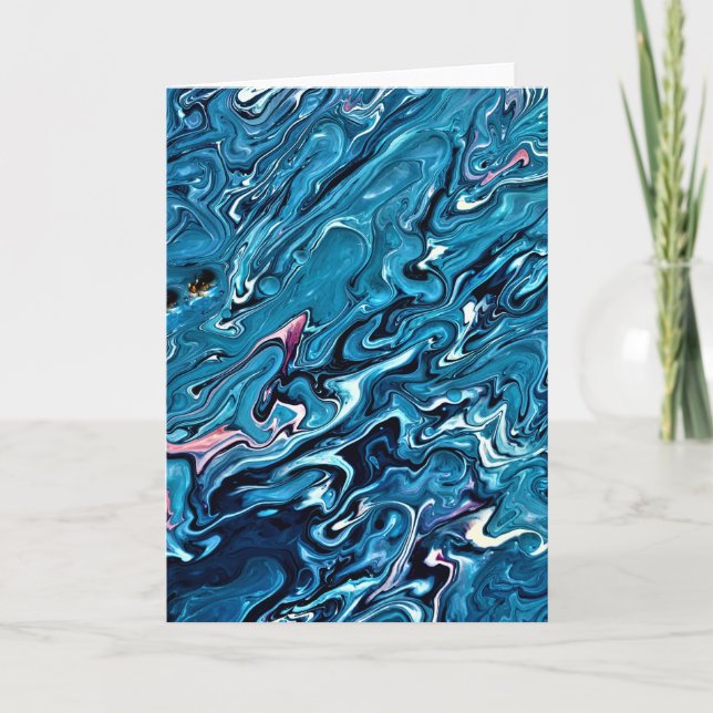 Abstrakt Färg Study 350, kort (Framsida)