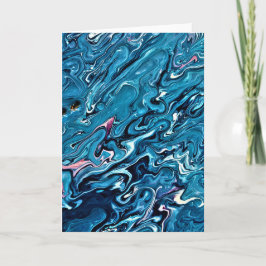 Abstrakt Färg Study 350, kort