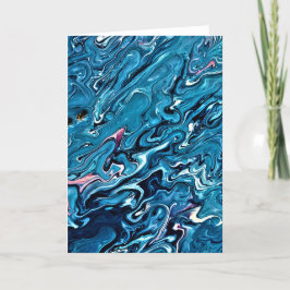 Abstrakt Färg Study 350, kort