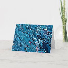 Abstrakt Färg Study 350, kort