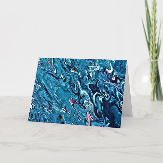 Abstrakt Färg Study 350, kort (Framsida)