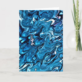 Abstrakt Färg Study 351, kort