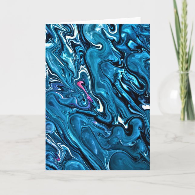 Abstrakt Färg Study 352, kort (Framsida)