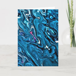 Abstrakt Färg Study 352, kort