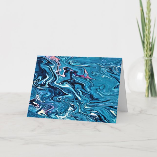 Abstrakt Färg Study 353, kort (Framsida)