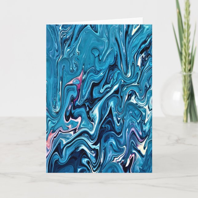 Abstrakt Färg Study 353, kort (Framsida)