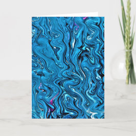 Abstrakt Färg Study 355, kort