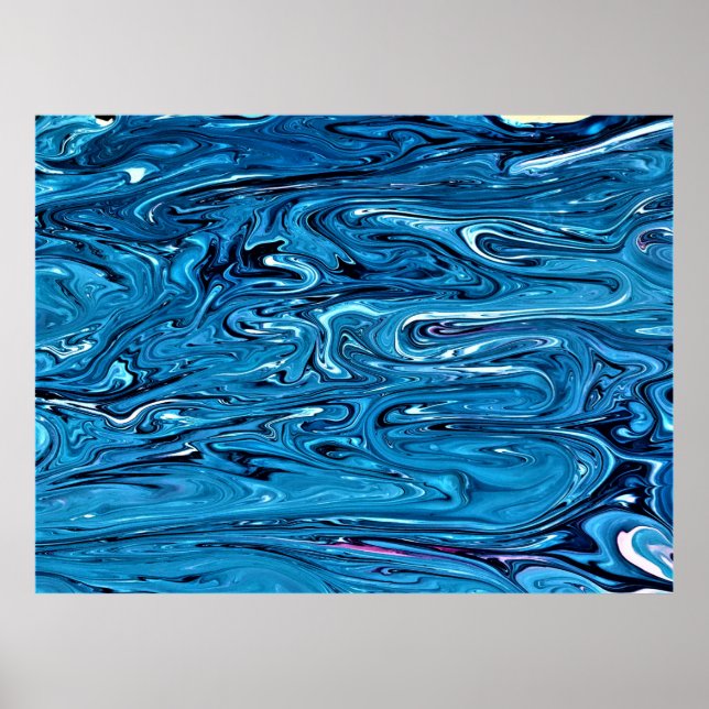 Abstrakt Färg Study 357 Poster (Framsidan)