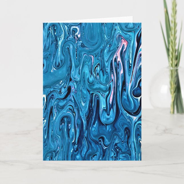 Abstrakt Färg Study 358, kort (Framsida)