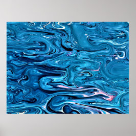 Abstrakt Färg Study 358 Poster