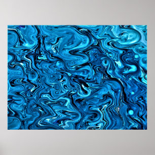 Abstrakt Färg Study 360 Poster